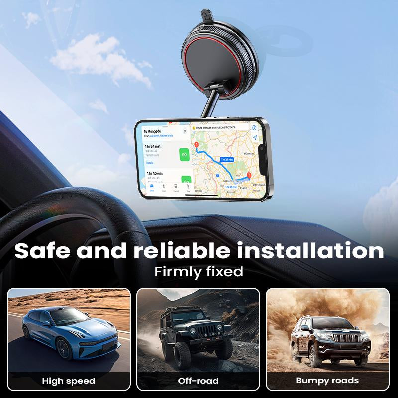 Suport  magnetic, reglabil la 360°  pentru mașini.